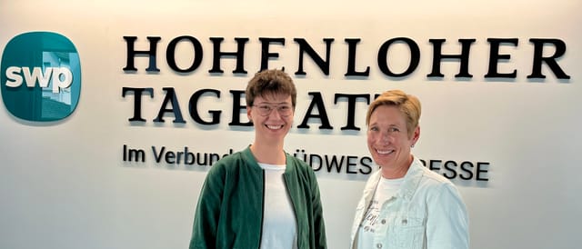 Besuch beim Hohenloher Tagblatt