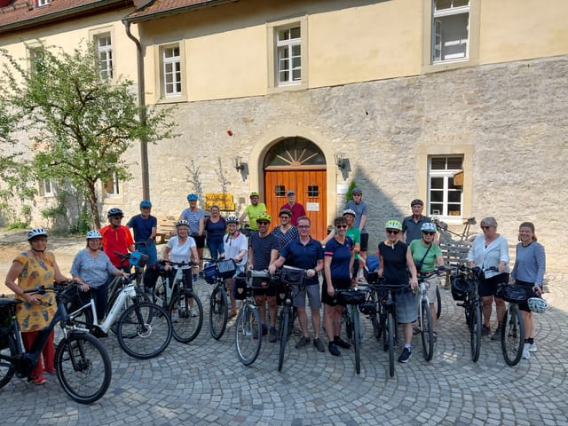 Grüne Wahlkreisradtour mit Harald Ebner und Lea Geldner
