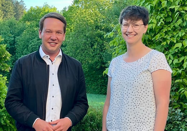 Grüner alternativer Volksfestauftakt